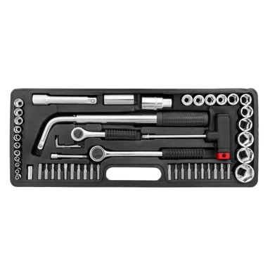 PRAKTIK Nasadni ključ GARNITURA 54-DJELNA 1/2" I 1/4" //P539//